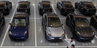 Foto: Fábrica de Tesla en Shanghái, China