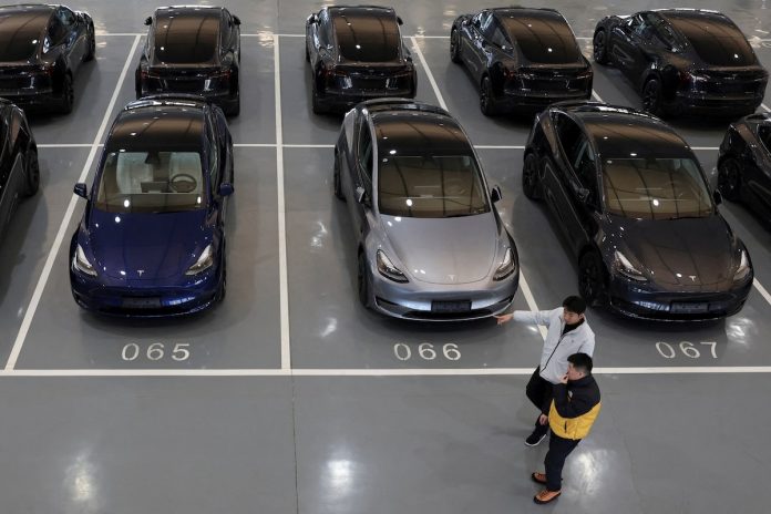 Foto: Fábrica de Tesla en Shanghái, China