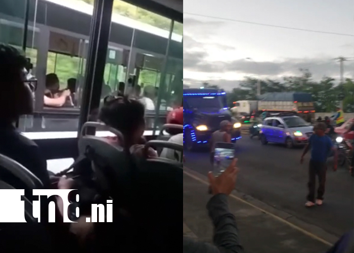 Foto: Pánico en Las Piedrecitas: choferes de la ruta 172 compiten sin importar la seguridad /TN8