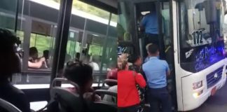 Foto: Pánico en Las Piedrecitas: choferes de la ruta 172 compiten sin importar la seguridad /TN8