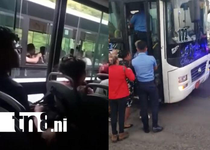 Foto: Pánico en Las Piedrecitas: choferes de la ruta 172 compiten sin importar la seguridad /TN8