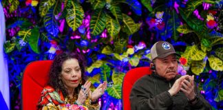 Foto: Copresidentes de Nicaragua envían mensaje navideño al Primer Ministro de Santa Lucía/TN8