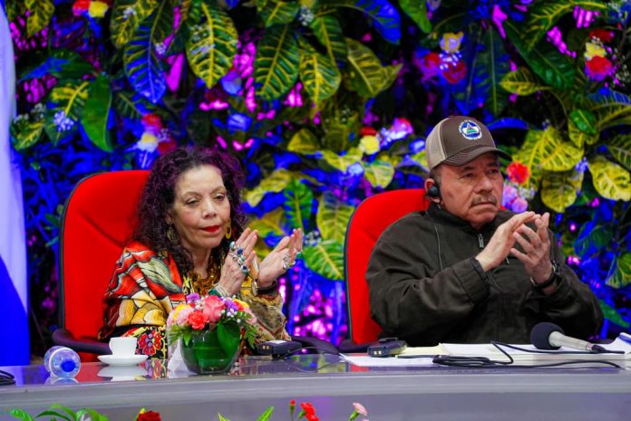 Foto: Copresidentes de Nicaragua envían mensaje navideño al Primer Ministro de Santa Lucía/TN8