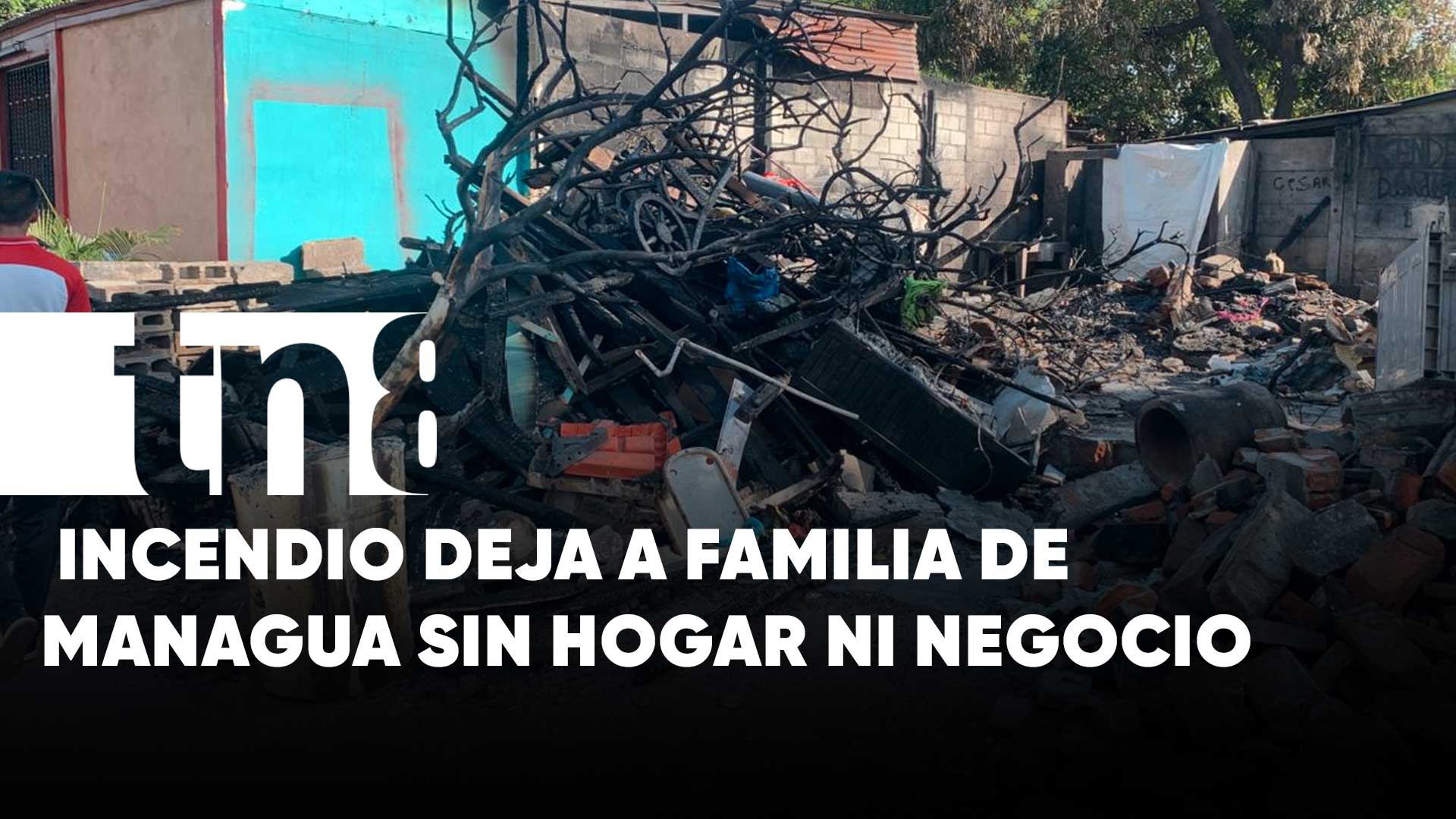 37 Navidades arrasadas: incendio deja a familia de Managua sin hogar ni ...
