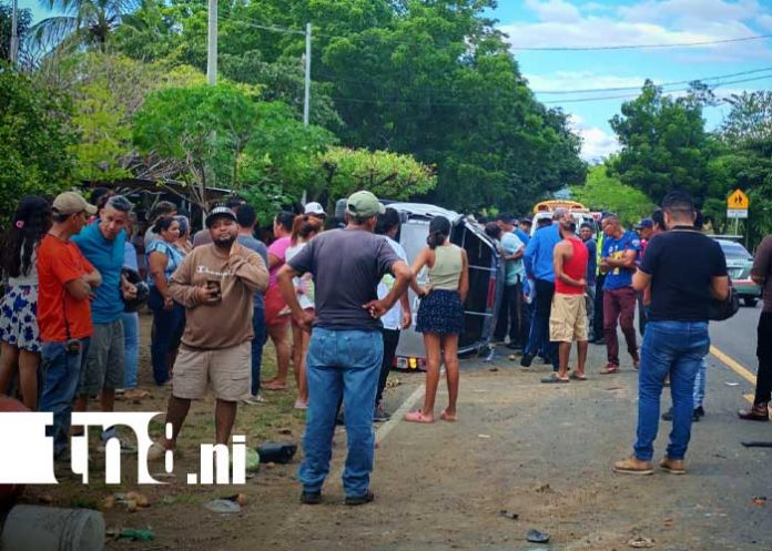 Foto: Accidente mortal en Tola, Rivas / TN8