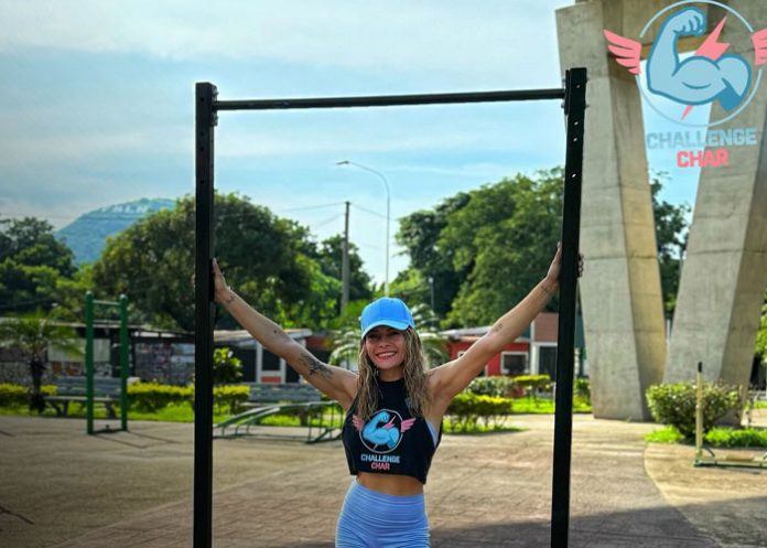 Foto: Charloth Toledo, atleta nicaragüense con su reto Challenge Char