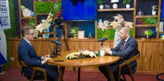 Foto: Laureano Ortega Murillo, asesor presidencial, en Estudio TN8 sobre el tema de relaciones Nicaragua y China