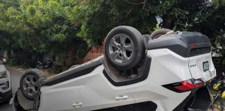 Foto: Aparatoso accidente en Managua / TN8