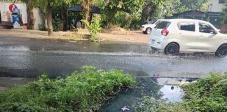 Foto: Aguas negras en la Colonia Centroamérica, Managua / TN8