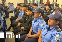 Foto: Formación técnica con oficiales de la Policía Nacional de Nicaragua / TN8