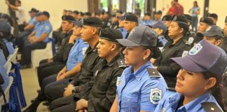 Foto: Formación técnica con oficiales de la Policía Nacional de Nicaragua / TN8