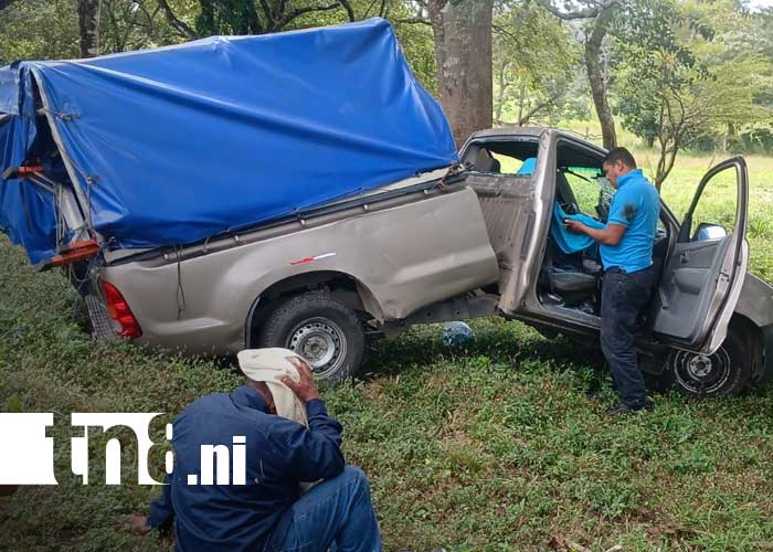 Foto: Accidente de tránsito entre Acoyapa y San Carlos / TN8