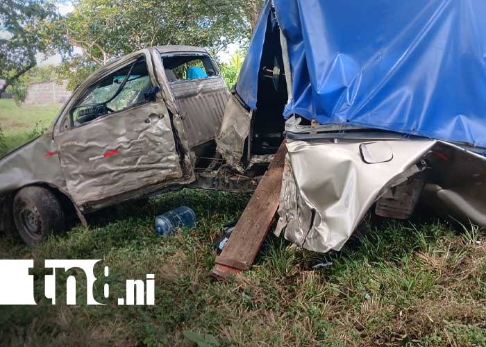 Foto: Accidente de tránsito entre Acoyapa y San Carlos / TN8
