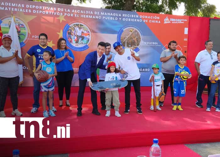 Foto: China y Nicaragua unidos por el apoyo al deporte / TN8
