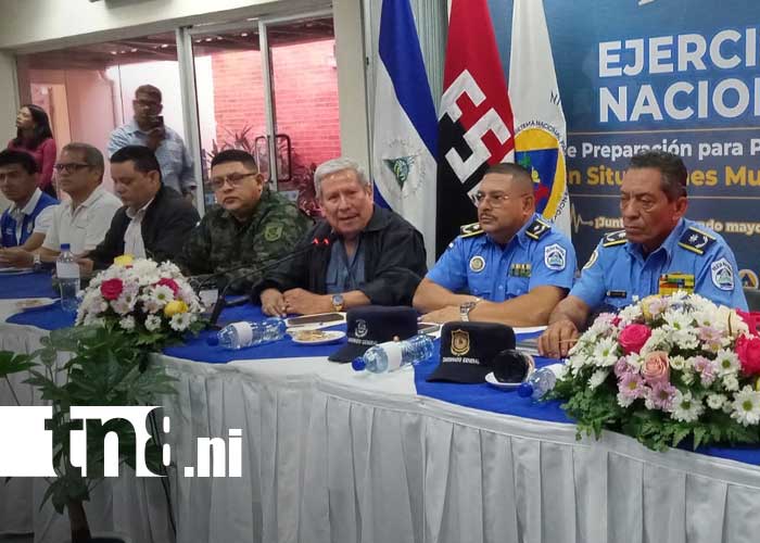 Foto: Ejercicio Nacional de Protección a la Vida en Nicaragua / TN8
