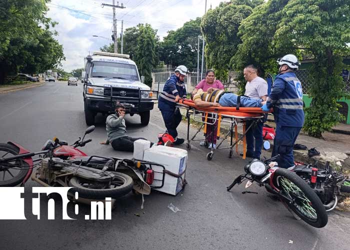 Foto: Accidente de tránsito en Managua / TN8