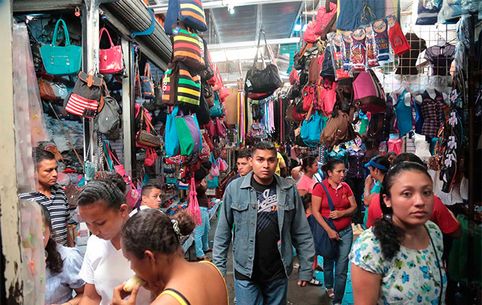 Foto: Ambiente en el Mercado Oriental, de Nicaragua 
