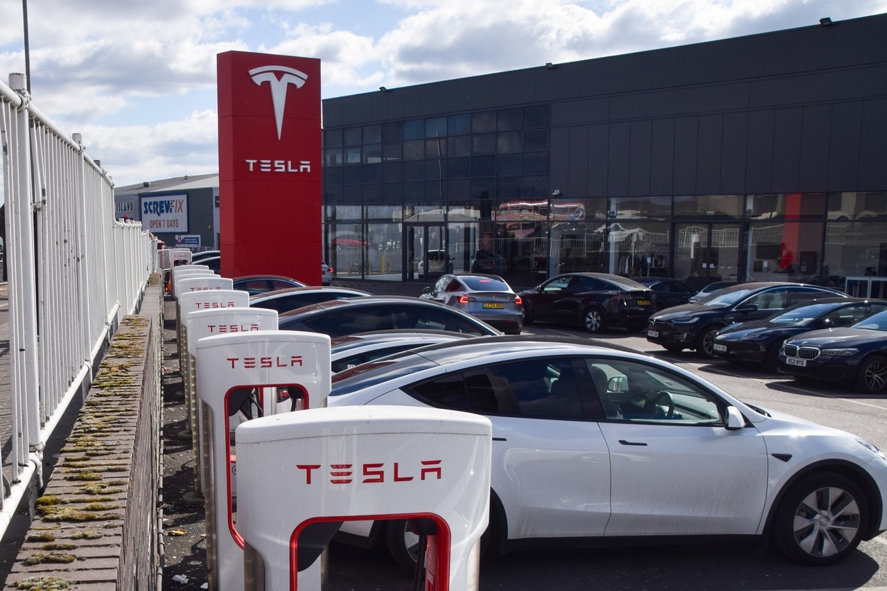 Foto: Fábrica de Tesla en Shanghái, China