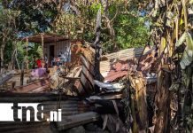 Madre pierde todo tras voraz incendio en Jocote Dulce Foto: Incendio en una vivienda de Jocote Dulce / TN8