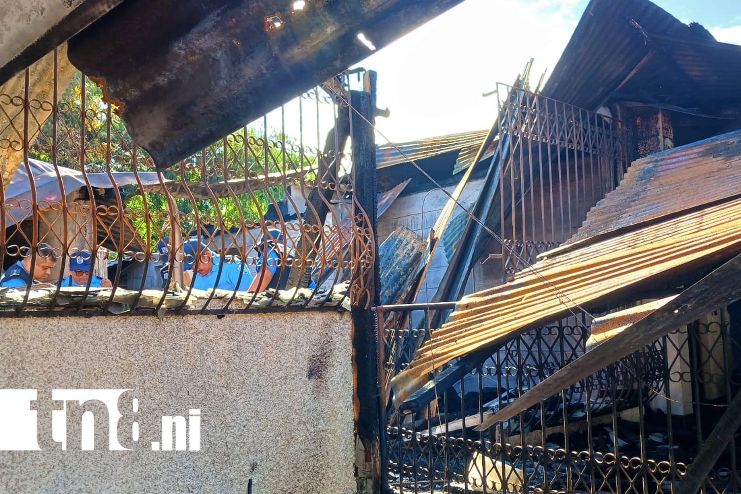 Foto: Incendio en Bello Horizonte arrasa con dos viviendas/ TN8 