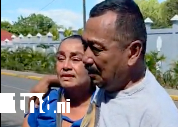 Foto: Jaime Robles de regreso con su familia tras obtener su libertad / TN8