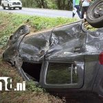 Foto: Accidente con vuelco de vehículo en Juigalpa / TN8