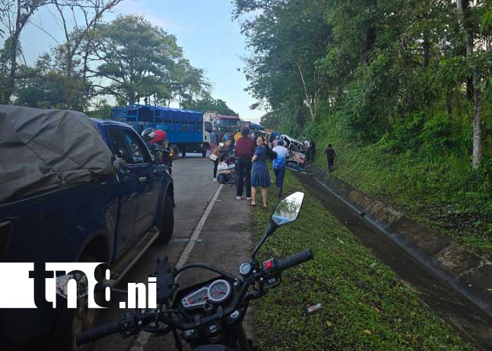 Foto: Accidente de tránsito en Mulukukú / TN8