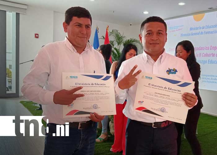 Foto: Liderazgo con delegados educativos de Nicaragua / TN8