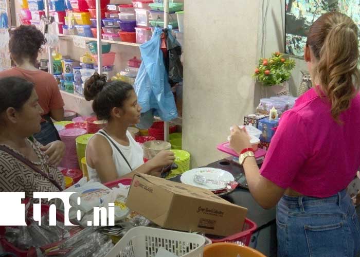 Foto: Comercio activo para este diciembre en comercios de Managua / TN8