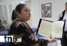 Foto: María Elsa Frixione asume como Magistrada de la Corte Suprema de Justicia de Nicaragua / TN8