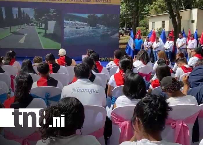 Foto: Acto oficial por anuncio de piscina olímpica en Carazo / Cortesía