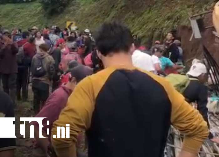 Foto: Accidente de tránsito en El Cuá, Jinotega / TN8