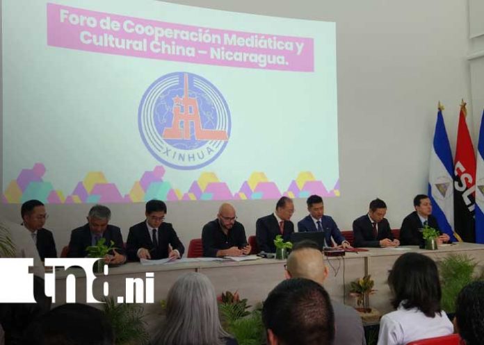 Foto: Encuentro de Nicaragua y China, con la Agencia de Noticias Xinhua y comunicadores / TN8
