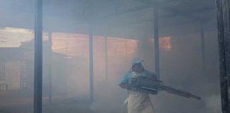 Foto: Fumigación y abatización en barrios de Managua / TN8
