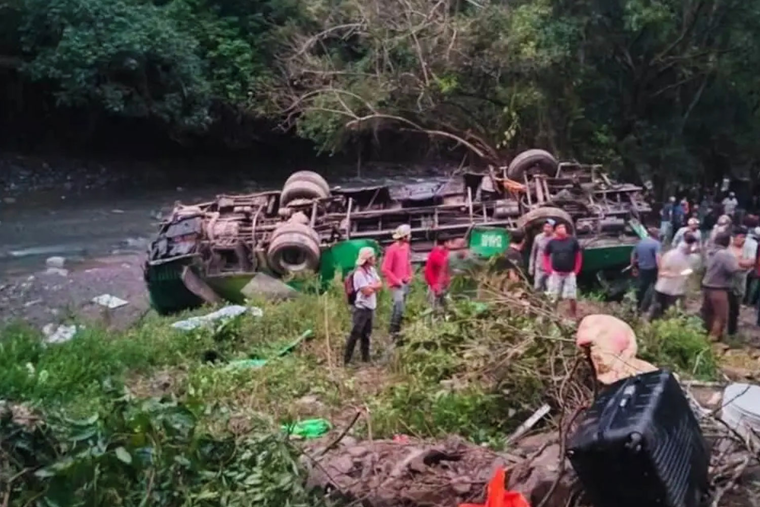 Foto: Accidente carretero en México deja decenas de heridos/ Cortesía 