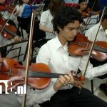 Foto: Orquesta y coro estudiantil en Managua / TN8