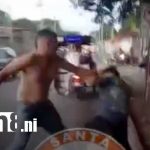 Foto: Pleito entre taxista y caponera en San Judas, Managua / TN8