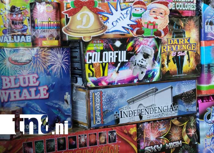 Foto: Venta de pólvora en Managua / TN8