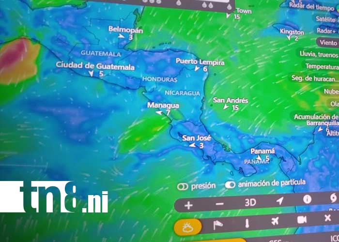 Foto: Pronóstico del clima en Nicaragua