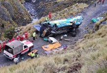 Terrible accidente en Bolivia deja ocho muertos y seis heridos Foto: Víctimas de un terrible accidente en Los Yungas, Bolivia /Cortesía