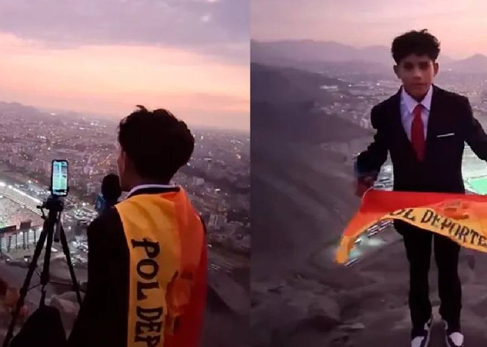 Foto: Así un chico de 15 años narró la final continental /Cortesía
