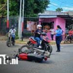 Foto: Accidente con motorizados en Rivas / TN8