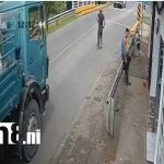 VIDEO: Cruzó sin ver y casi termina en tragedia en Pantasma Foto: Accidente de tránsito en Santa María de Pantasma, JInotega / TN8