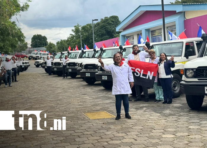 Foto: Camionetas para los SILAIS de Nicaragua / TN8