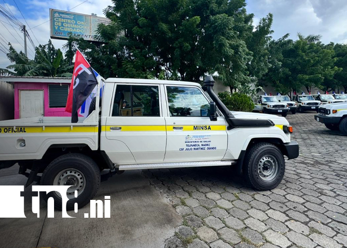 Foto: Camionetas para los SILAIS de Nicaragua / TN8