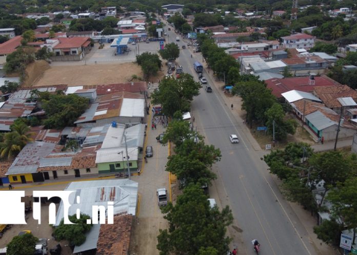 Foto: Ocotal transforma barrio Laura Sofía Olivas con calles adoquinadas /TN8