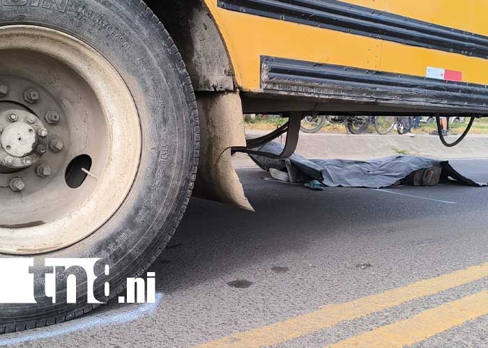Foto: Fallece hombre tras lanzarse de bus en marcha en Estelí / TN8