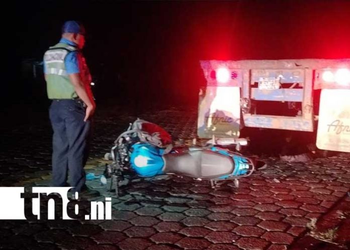 Foto: Accidente de tránsito en Villa El Carmen, Managua / TN8