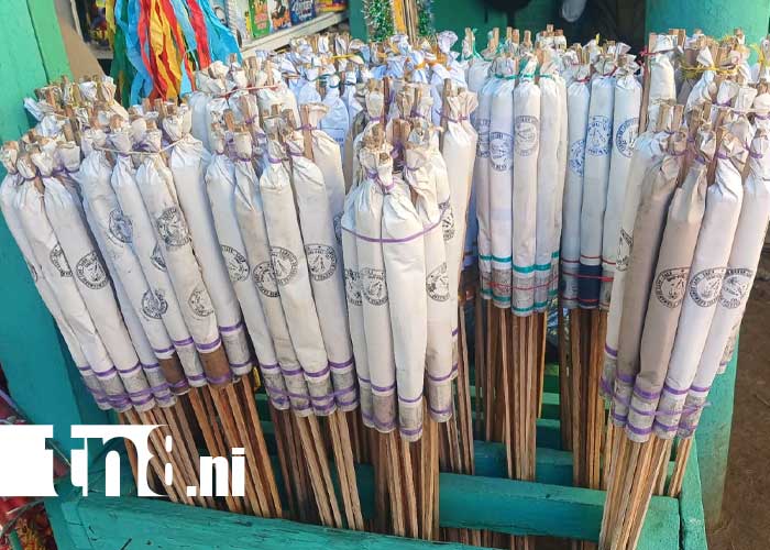 Foto: Venta de pólvora en Nochebuena, desde Managua / TN8