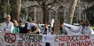Foto: Más de 100.000 médicos paralizan España /Cortesía
